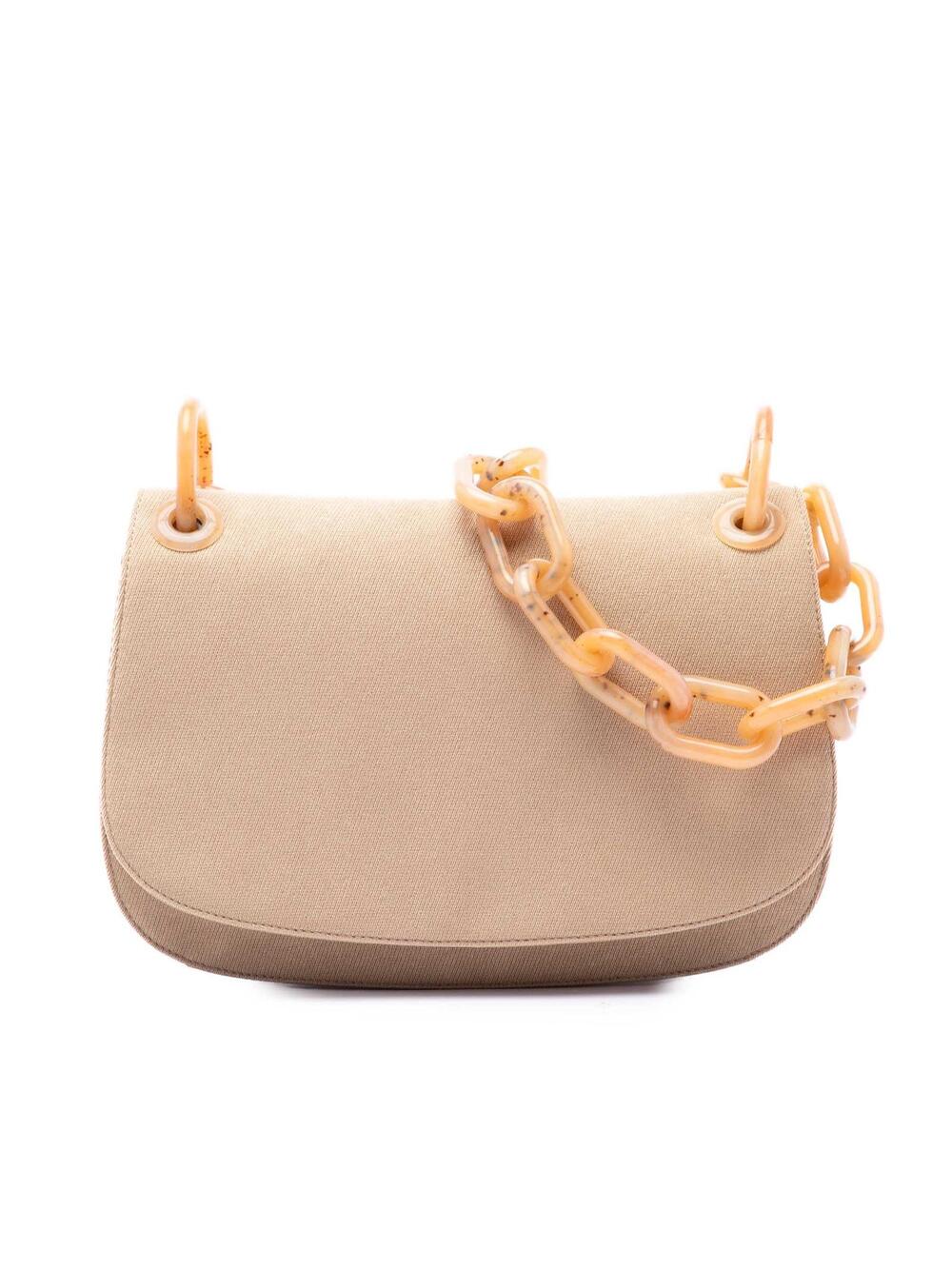 Prada Canvas Resin Chain Shoulder Bag #360510P61B